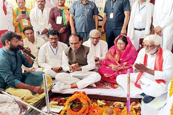 Micro Irrigation Project : मुख्यमंत्री शिवराज ने कोलगढ़ी के संरक्षण एवं जीर्णोद्धार कार्य का किया भूमि-पूजन