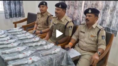 BIG Weapons : हथियारों का बड़ा जखीरा…अंतरराज्यीय तस्कर से 17 देसी कट्टे बरामद…! VIDEO देखकर हैरान…देखें