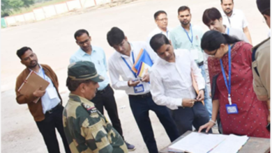 रायपुर : मुख्य निर्वाचन पदाधिकारी श्रीमती रीना बाबासाहेब कंगाले ने कवर्धा जिले में मतगणना स्थल का किया निरीक्षण