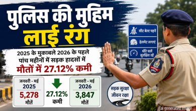 पुलिस की मुहीम का दिखा असर: 2025 की तुलना में 2026 के पांच महीने में सड़क हादसों में मौतों में 27.12% कमी