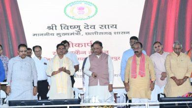 CM साय ने बिलासपुर को 134 करोड़ रुपये से अधिक के विकास कार्यों की दी सौगात, बेलतरा महाविद्यालय का नाम स्व. सखाराम सूर्यवंशी के नाम पर रखने की घोषणा CM साय ने बिलासपुर को 134 करोड़ रुपये से अधिक के विकास कार्यों की दी सौगात, बेलतरा महाविद्यालय का नाम स्व. सखाराम सूर्यवंशी के नाम पर रखने की घोषणा