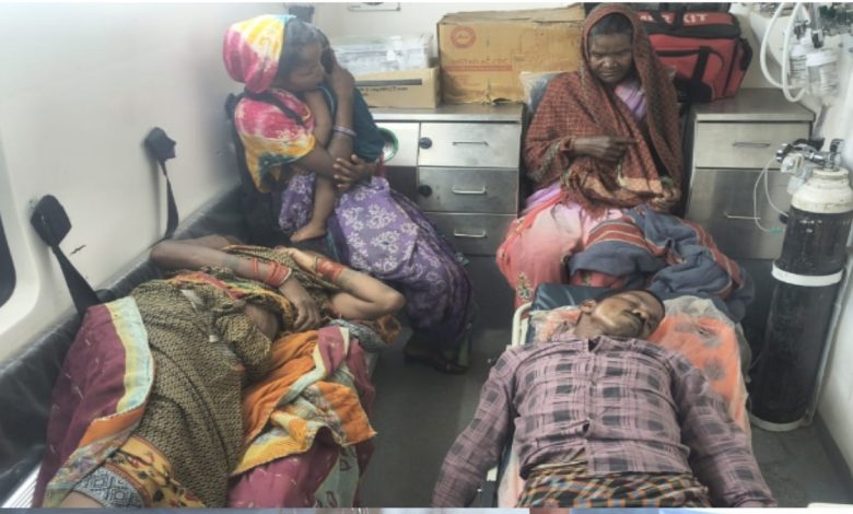 घर पर गिरी गाज, चपेट में आने से बैगा दंपती की मौत