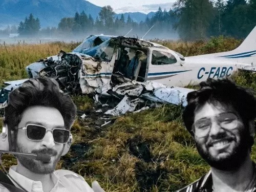 कनाडा में विमान हादसे में 2 भारतीय छात्रों की मौत:फ्लाइट ट्रेनिंग के दौरान हुआ हादसा; 8 घंटे बाद मलबा मिला कनाडा में विमान हादसे में 2 भारतीय छात्रों की मौत:फ्लाइट ट्रेनिंग के दौरान हुआ हादसा; 8 घंटे बाद मलबा मिला