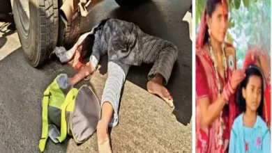 रायपुर वीआईपी तिराहे पर हादसा:कराटे क्लास से बेटी को लेकर मां स्कूटी से घर जा रही थी, बेकाबू कंटेनर ने रौंदा, दोनों की मौत