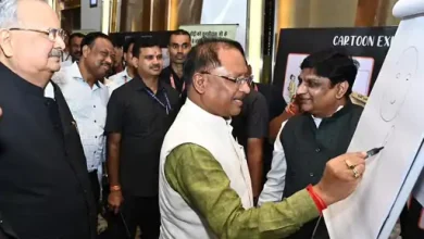रायपुर में 13 अक्टूबर को कार्टून फेस्टिवल:CM साय कार्टून बनाकर करेंगे उद्घाटन,जयपुर के कार्टूनिस्ट को मिलेगा लाईफ टाईम एचीवमेंट अवार्ड